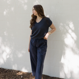 Pop Drawstring Cargo Pant - Midnight