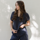 Jolene Sweater Top - Harbor