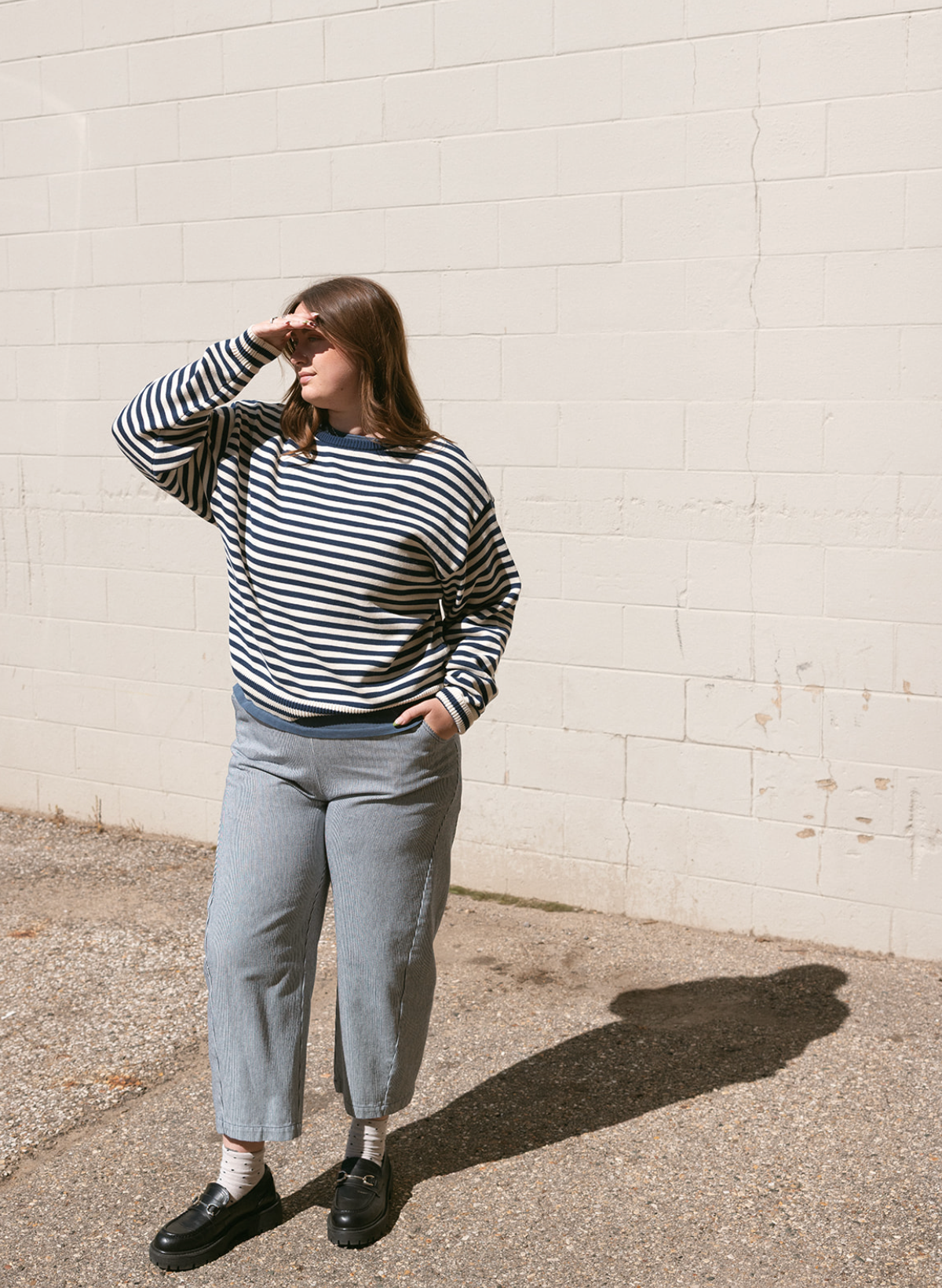 Arc Pant - Blue Stripe