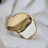 Cloud Compact Mirror - Gold