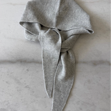 Merino Wool Hood - Light Grey