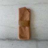 Fuzzy Wool Cravat Scarf - Camel