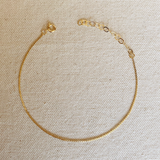Delicate Anklet - Gold
