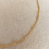 Satellite Chain Anklet - Gold