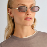 Mecharo Sunglasses - Gold / Dark Chocolate