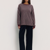 Joanna Top - Burgundy Multi