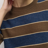 Pam Top - Brown / Navy