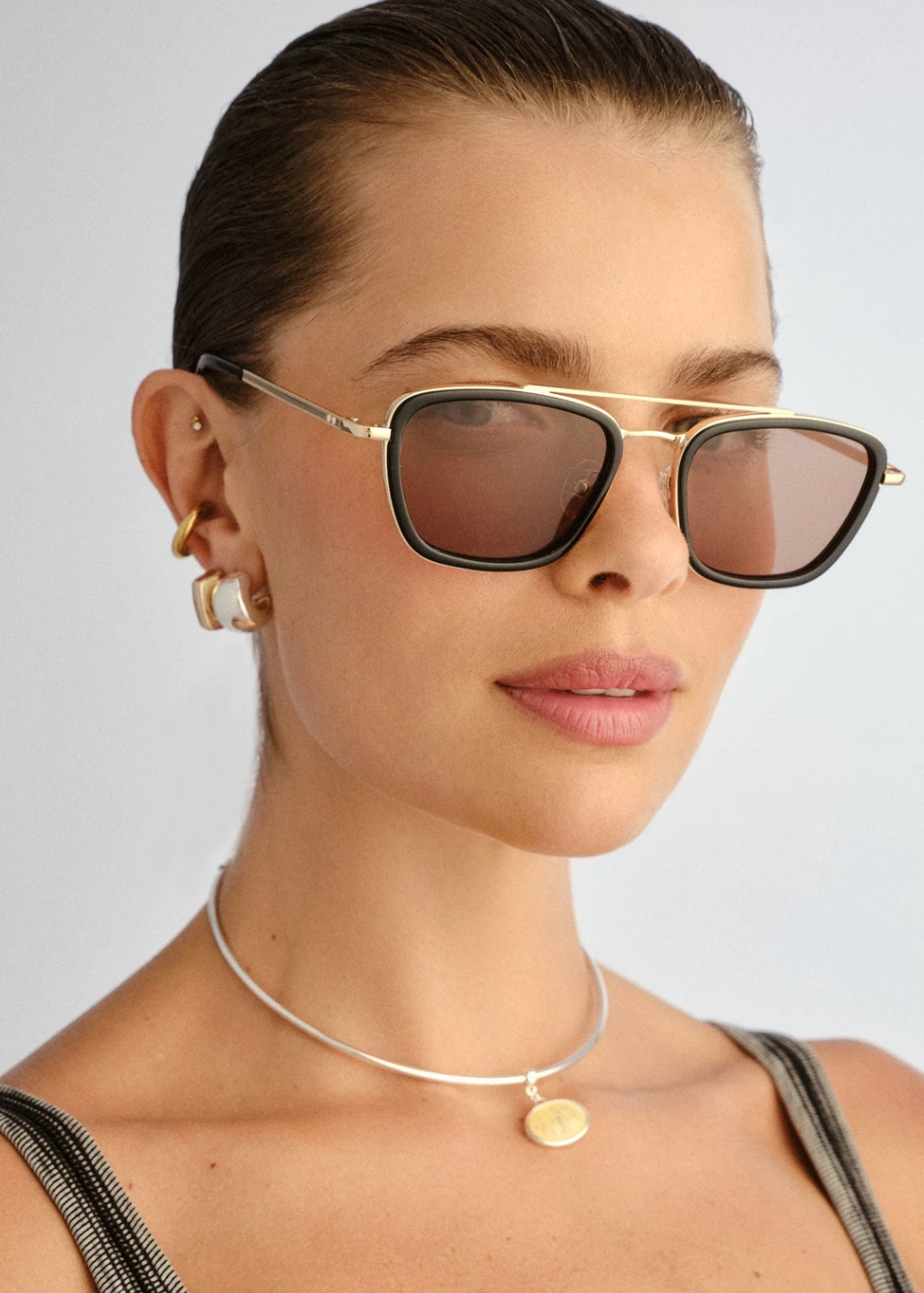 Diametric Sunglasses - Gold / Black