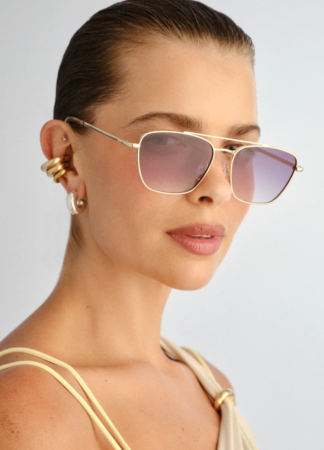 Diametric ll Sunglasses - Bright Gold