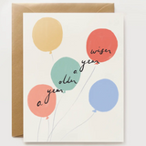 Older Wiser Birthday Card