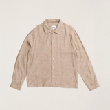 Linen Chambray Shirt - Coffee