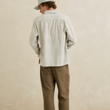 Bank Stripe Shirt - Olive