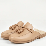 Louise Tassel Mule - Latte