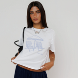 Summer Fridays Tee - White