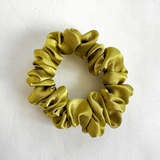 Baby Satin Scrunchie - Chartreuse