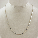 Square Herringbone Chain - Silver