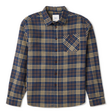 Derek Flannel - Washed Blue