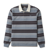 Greg LS Rugby Polo - Storm Blue
