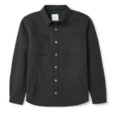 Harold Fleece Shirt Jacket - Black
