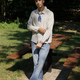 Bank Stripe Shirt - Olive