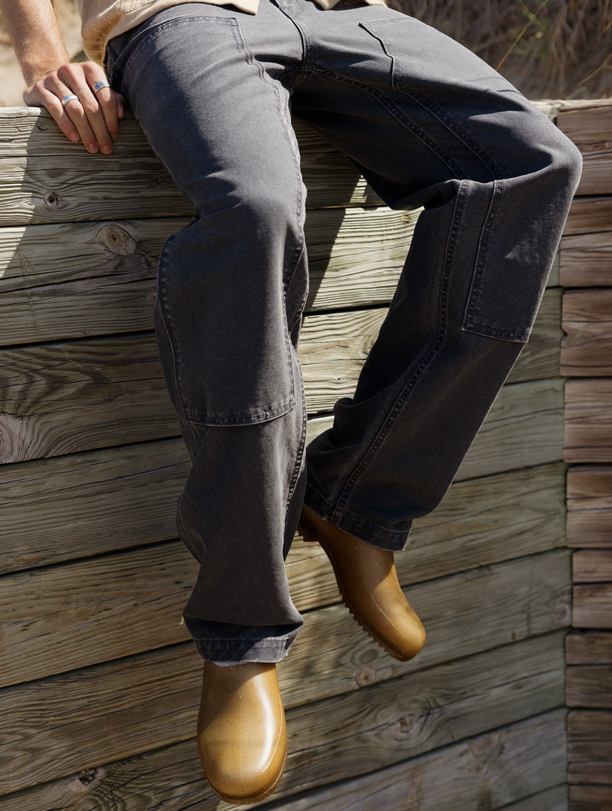 568 Loose Straight Jeans - Duo Fade Canvas