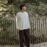 Classic Waffle Knit Shirt - Vintage White