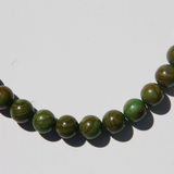 Moss Serpentine Beaded Necklace
