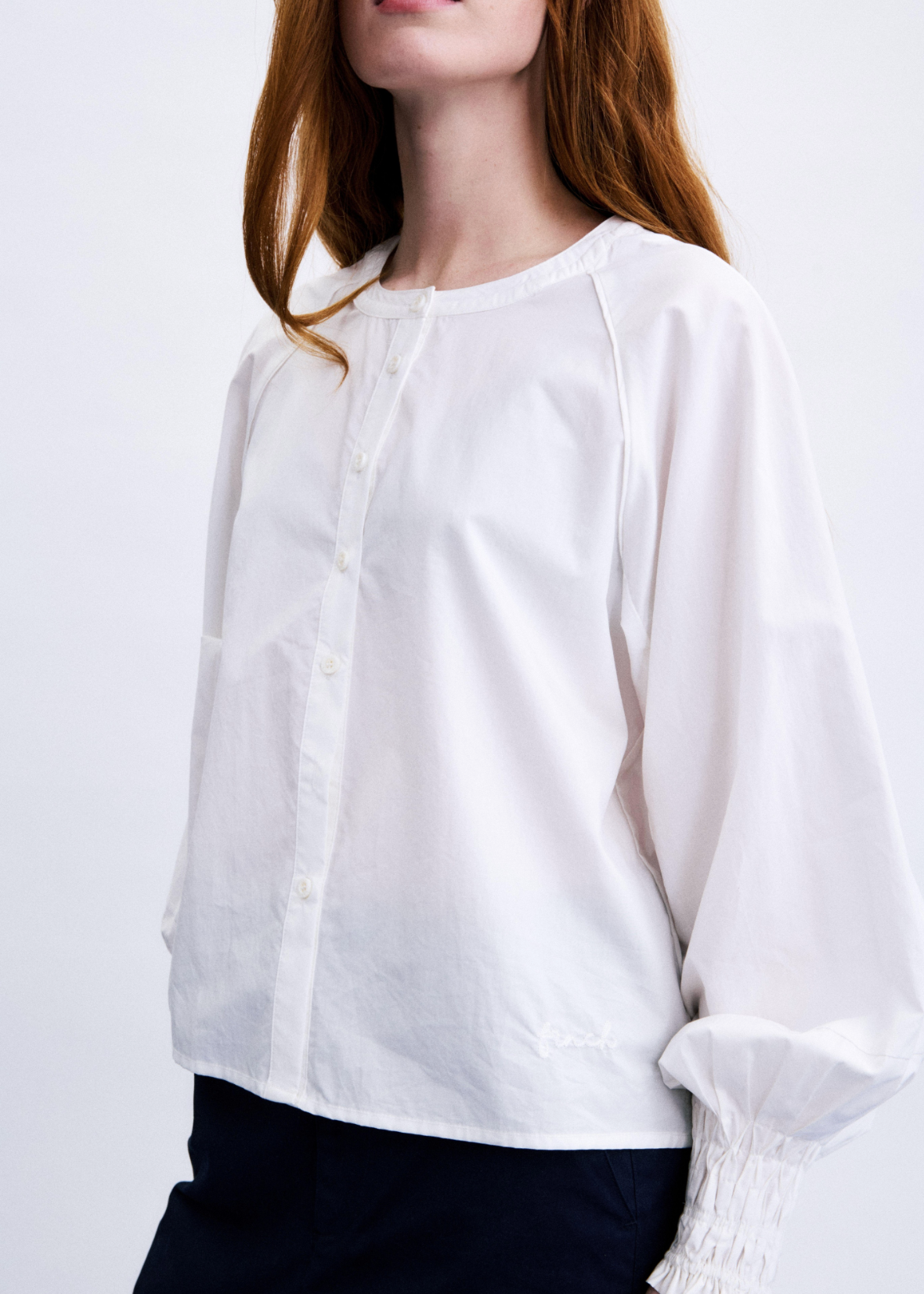 Beacon Blouse - Blanc