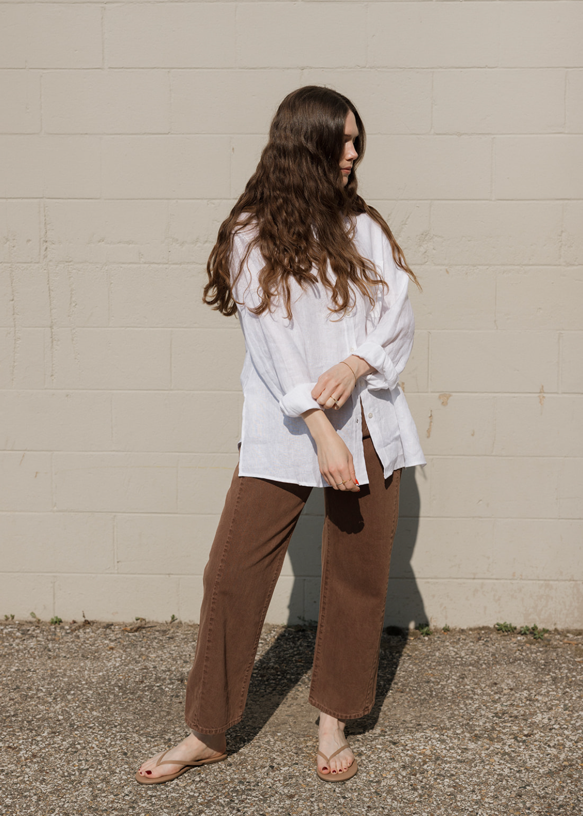 Barrel Jeans - Vintage Brown