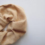 Raw Silk Scrunchie - Oatmeal