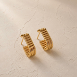 Kinsley Hoop Earrings - Gold