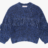 Rowena Fringe Sweater - Salt / Pepper