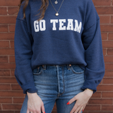 Go Team Oversized Crew - Navy