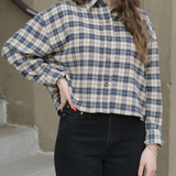 Tate Button Down Shirt - Sugar Plaid