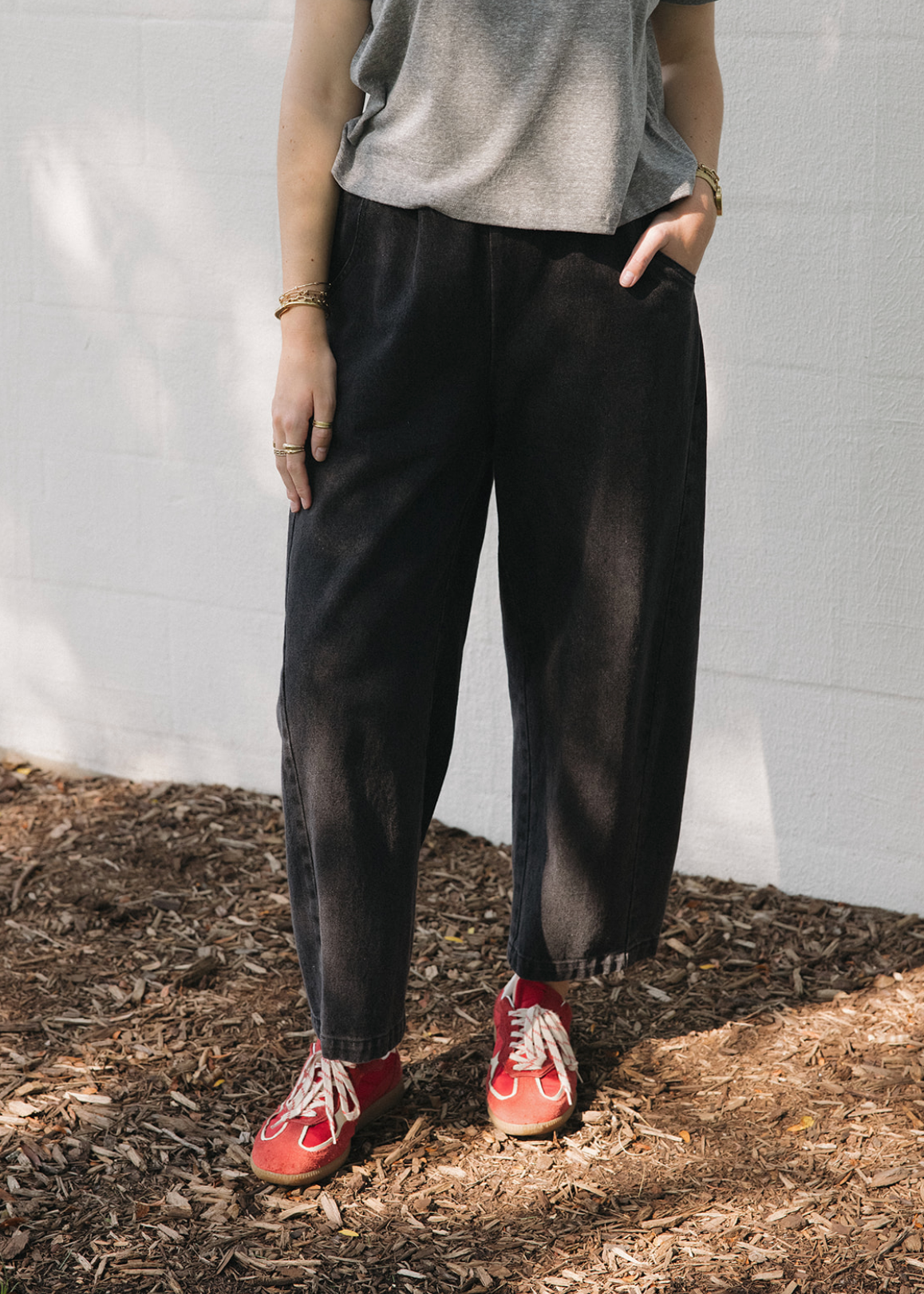Arc Pants - Black Denim