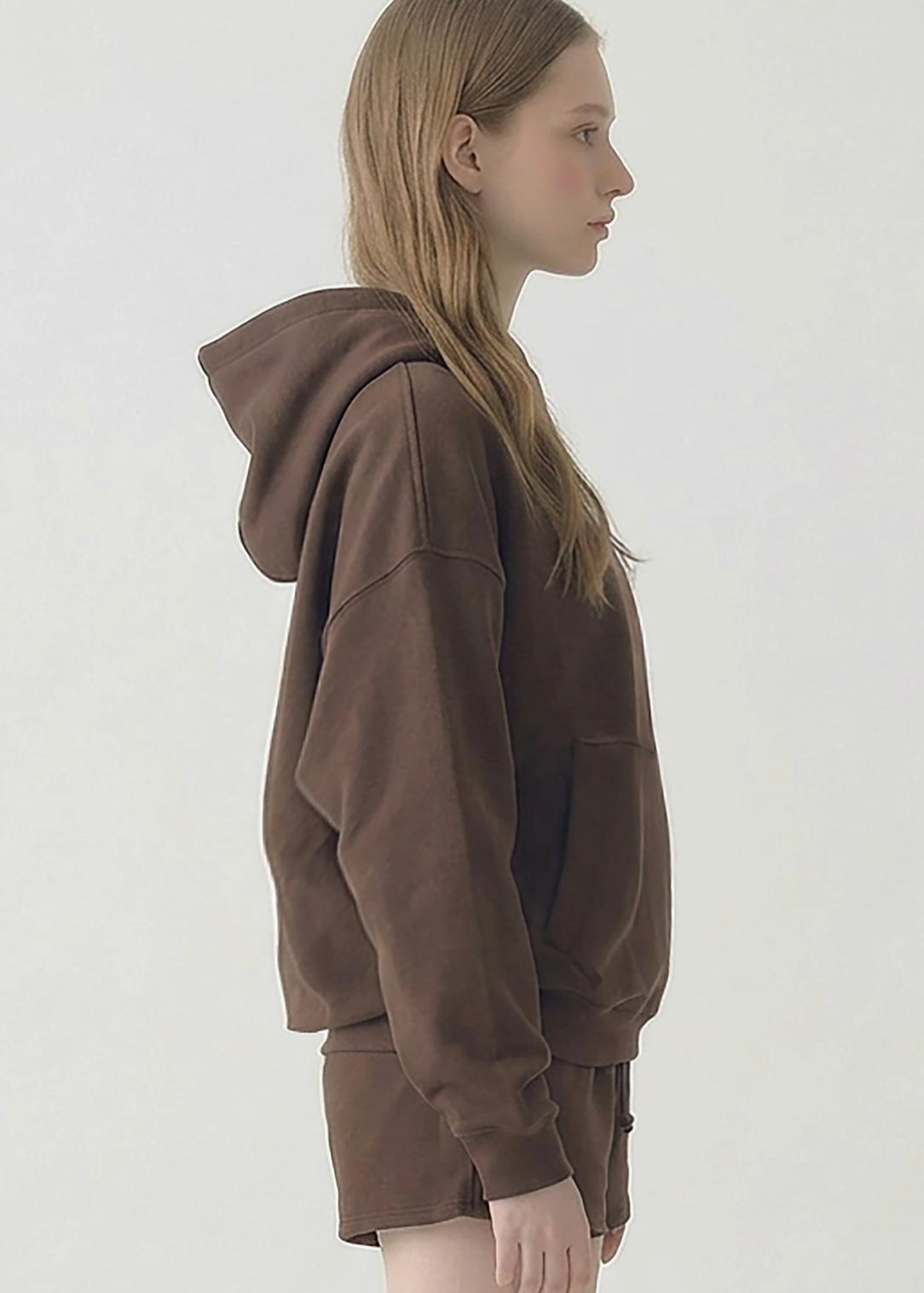 Pre Shrunk Terry Hoodie - Chocolate
