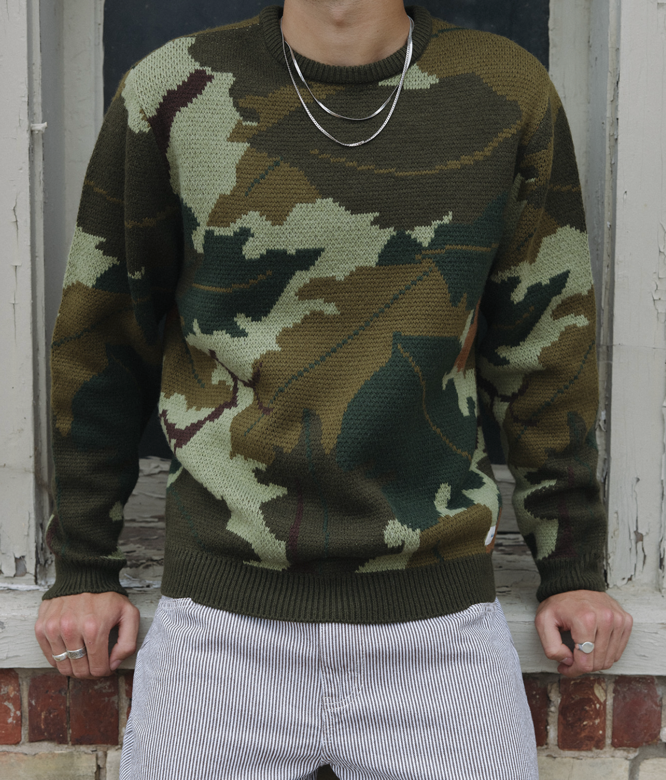 Mitchell Sweater - Camo