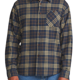 Derek Flannel - Washed Blue