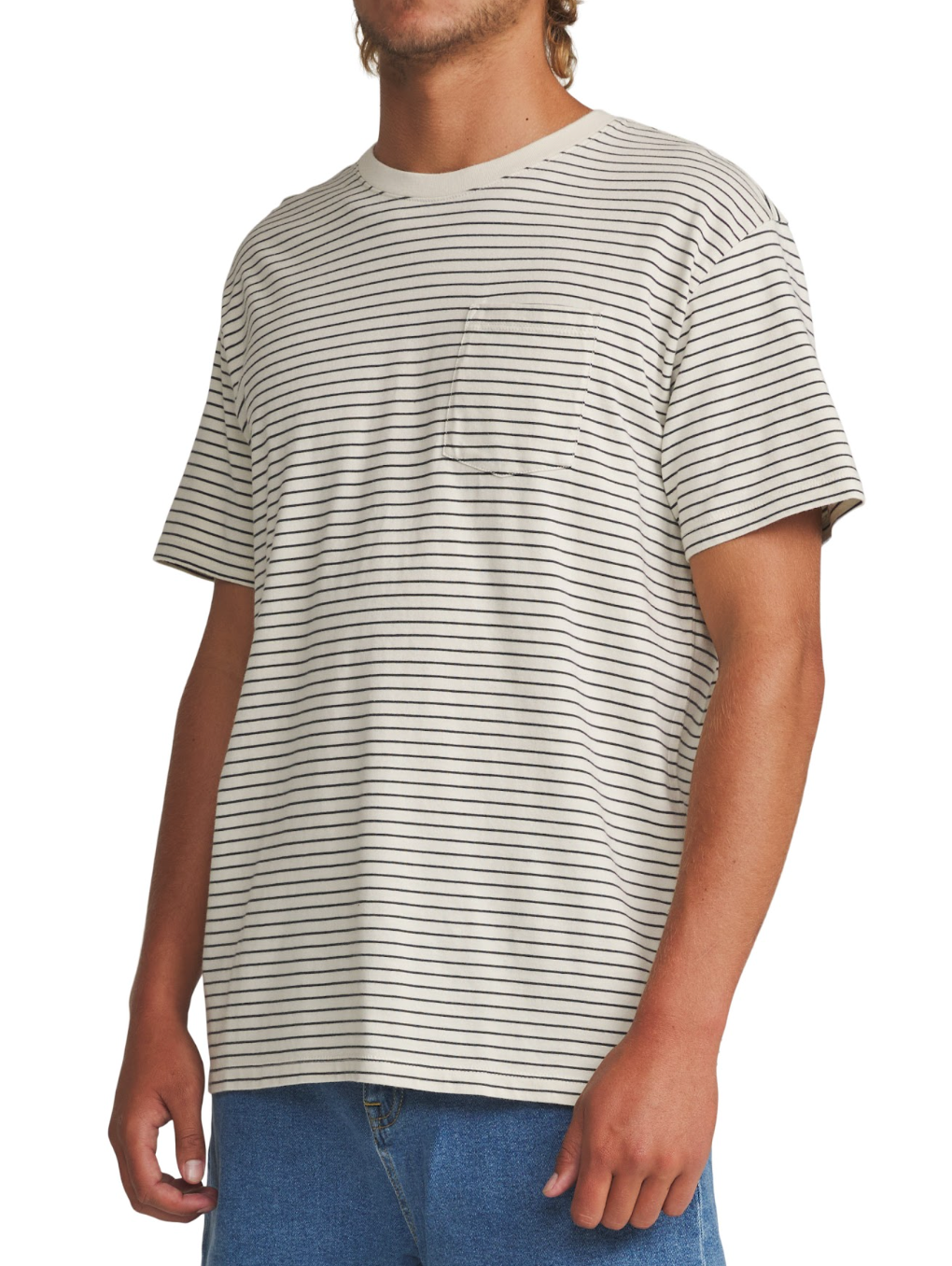 Finley Pocket Tee - Vapor / Black