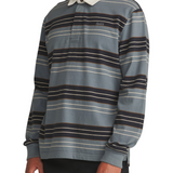 Greg LS Rugby Polo - Storm Blue