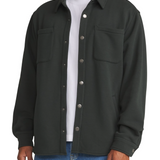 Harold Fleece Shirt Jacket - Black