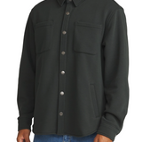 Harold Fleece Shirt Jacket - Black