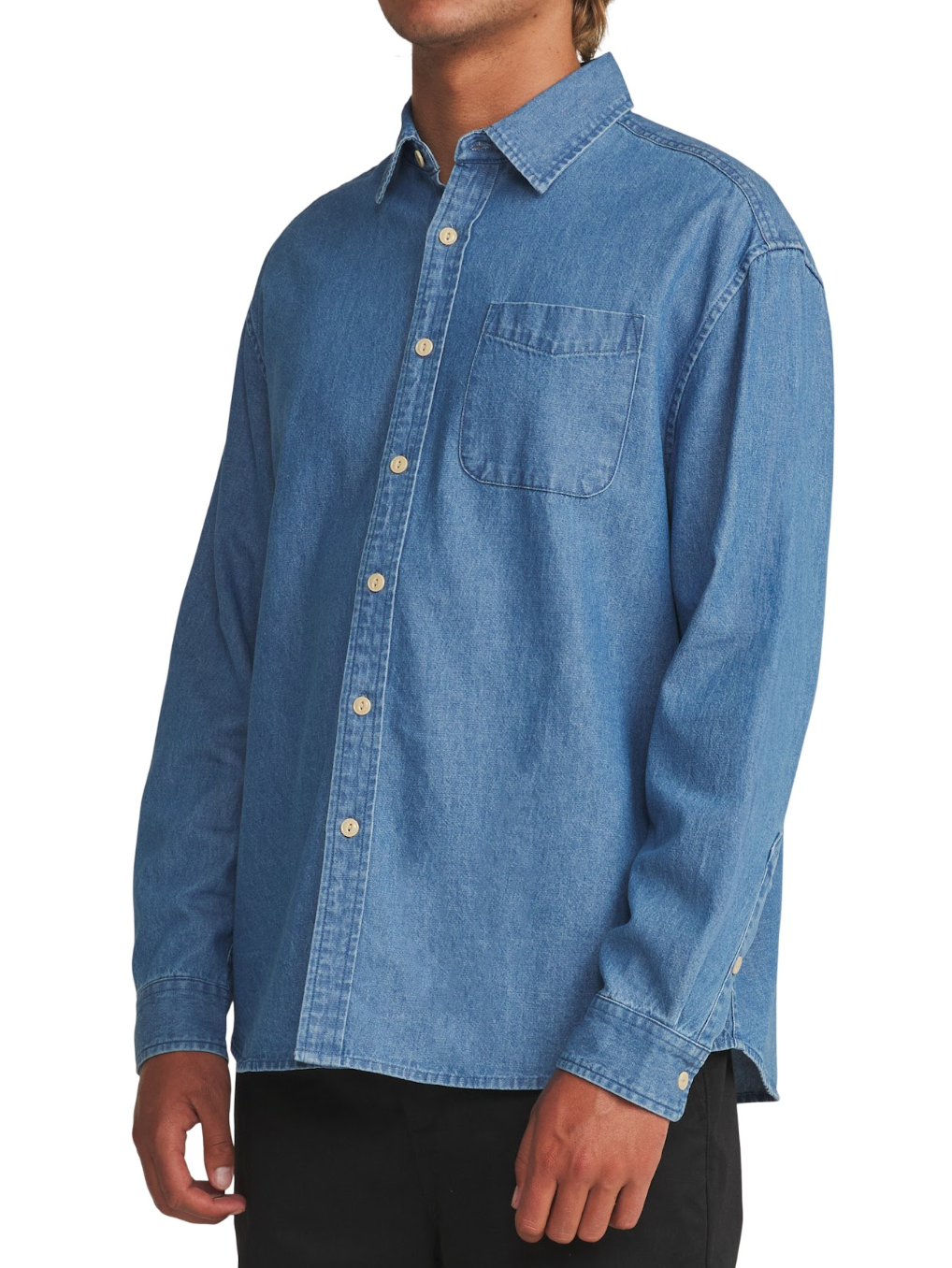 Henry Denim Shirt - Medium Indigo