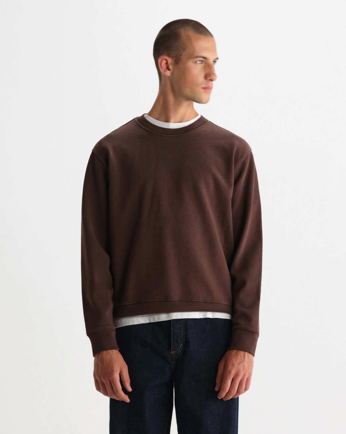 Sidney Sweatshirt - Washed Brown
