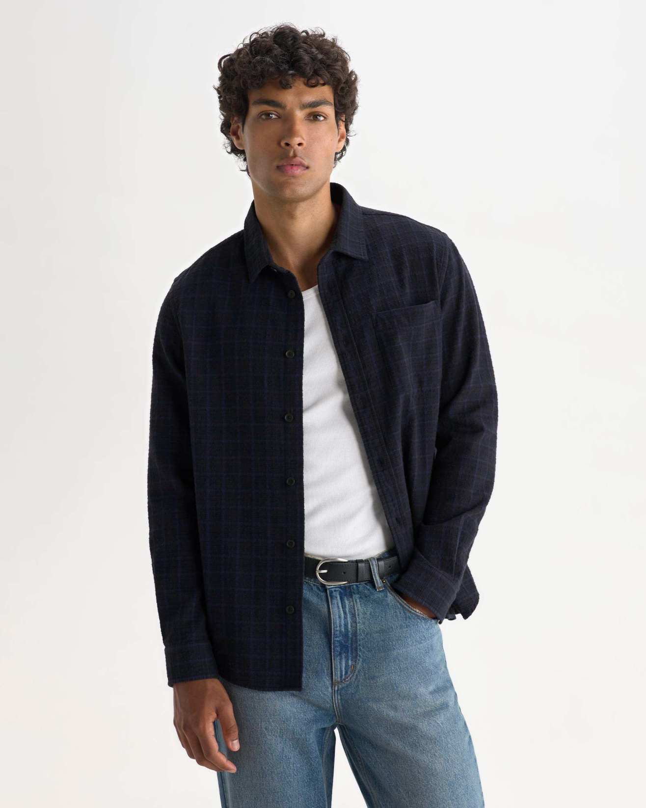 Shelly Shirt - Dobby Check