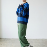 Bold Stripe Sweater - Navy / Blue