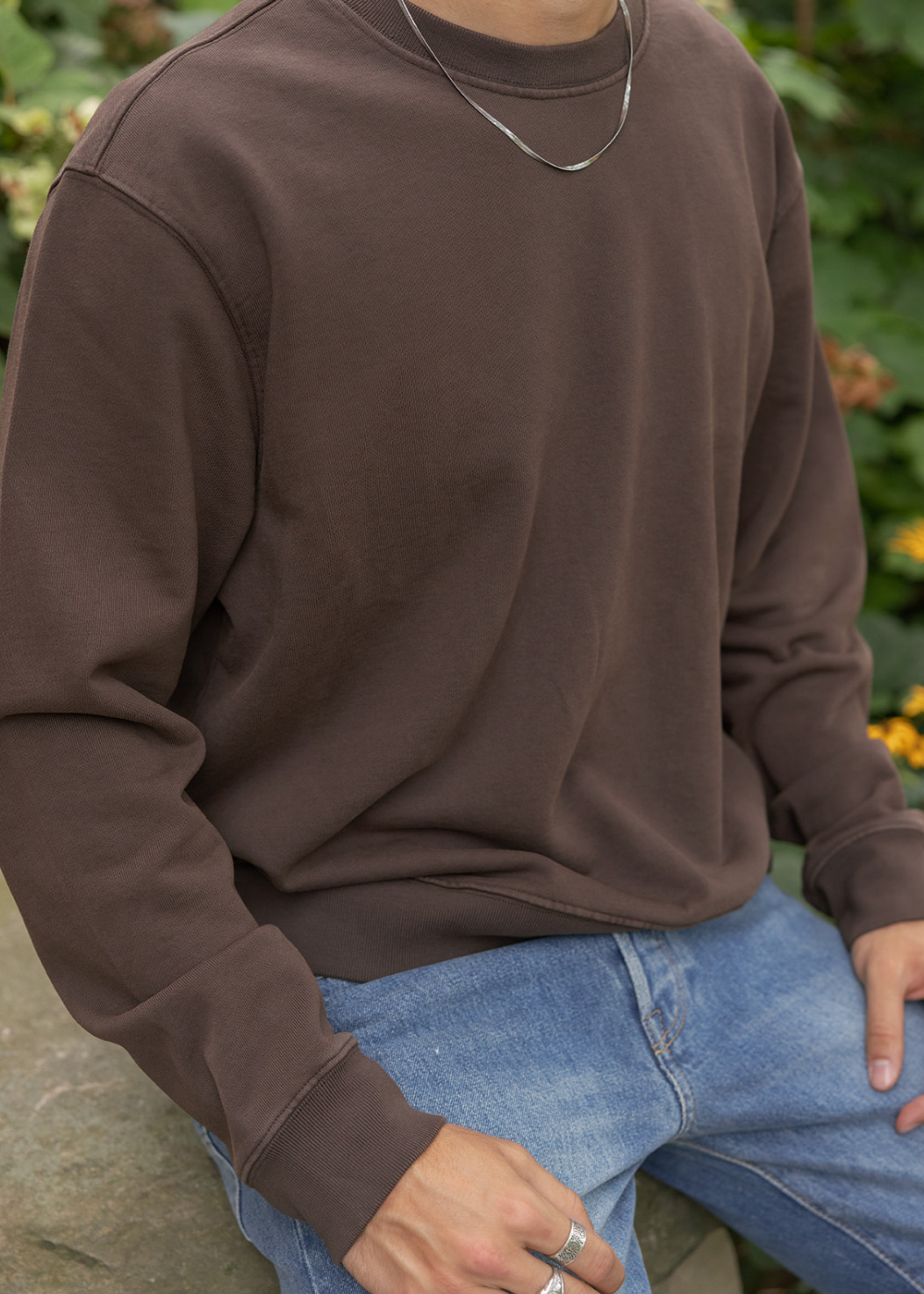 Sidney Sweatshirt - Washed Brown