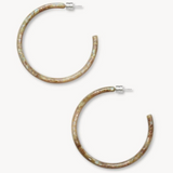 Large Hoops - Gem Checker