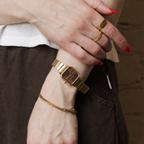 Esther Watch - Gold / Brown