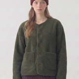 Teddy Jacket - Olive Green